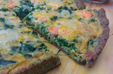 Recette quiche (sans farine) aux épinards/truite et au parmesan ! (Super recette pour Maigrir Définitivement) Pas-à-pas en photos :)